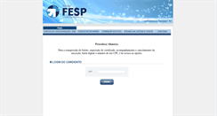 Desktop Screenshot of extensao.fesppr.br